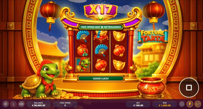 Fortune Tarta - โหมด Free Spins พร้อมตัวคูณ